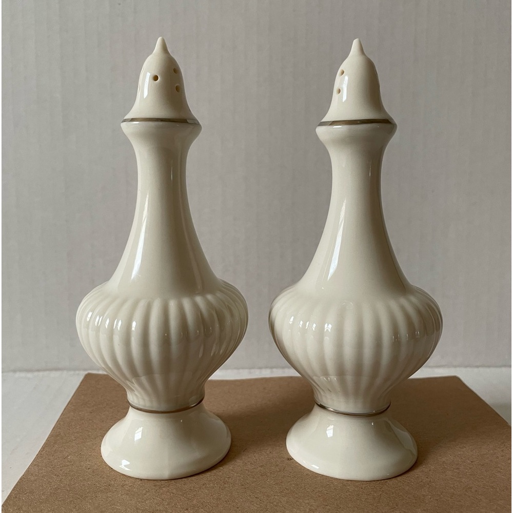 Vintage Lenox Essex Salt & Pepper Shaker Set